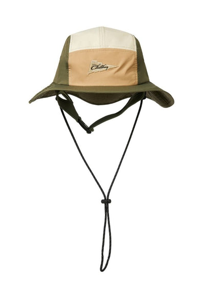 CHILLHANG Army Green Wide Brim Fisherman Hat